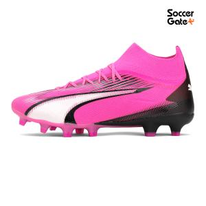 Puma ULTRA PRO FG/AG ชมพู/ดำ